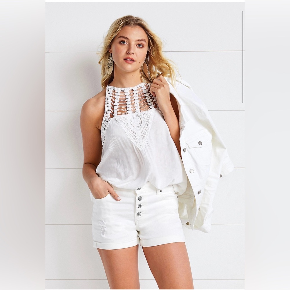 Maurices White Sleeveless Top